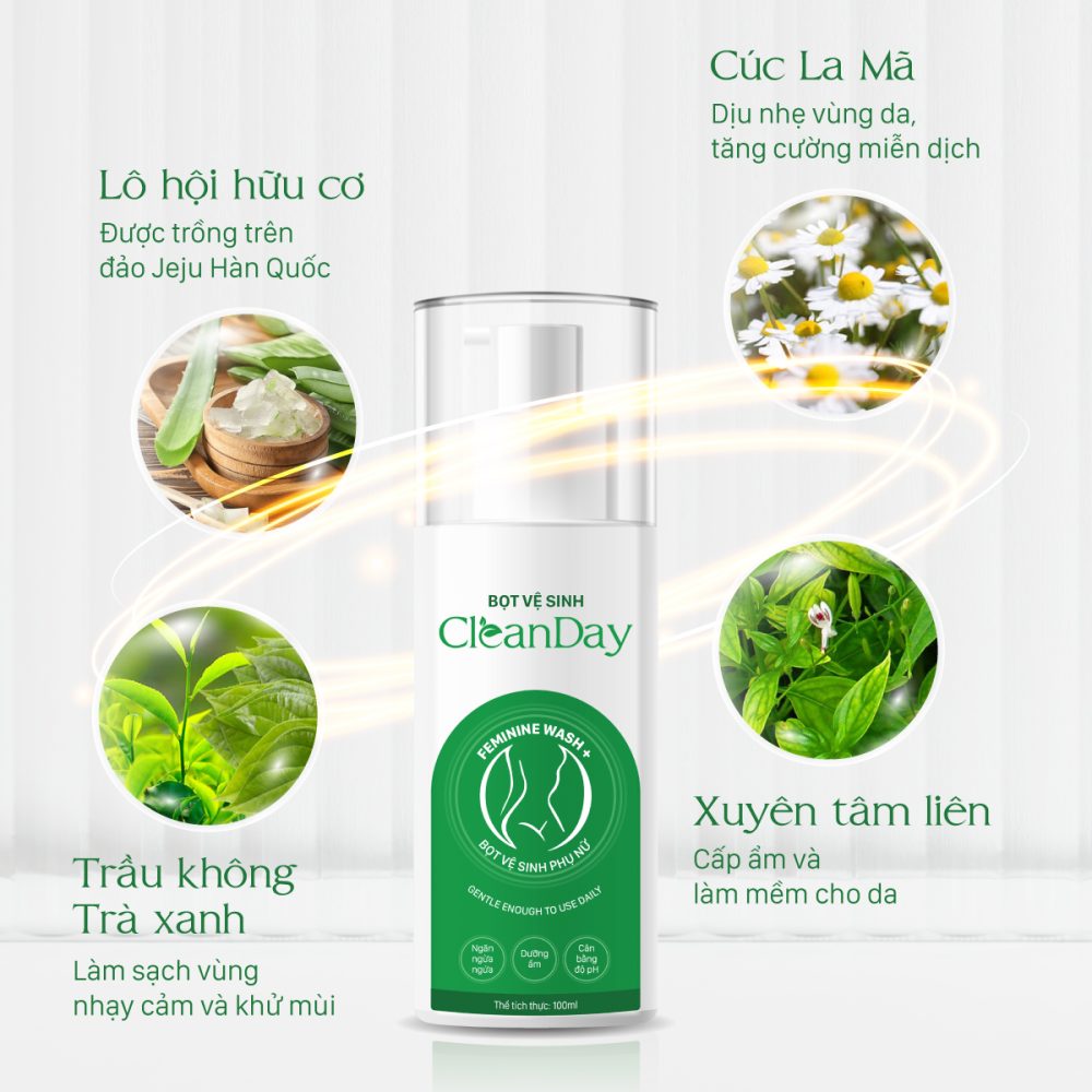 Thành phần bọt vệ sinh phụ nữ CleanDay