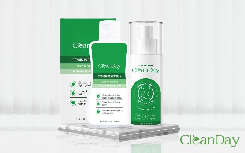 Bọt vệ sinh CleanDay và Gel vệ sinh CleanDay