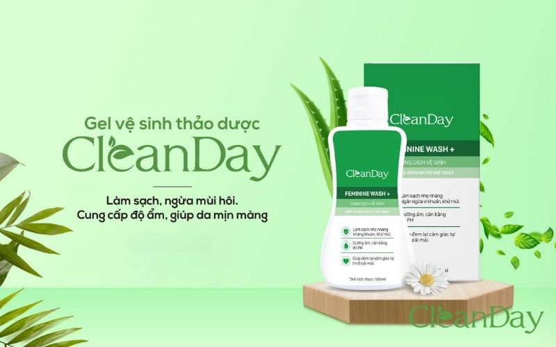 Dung dịch vệ sinh phụ nữ CleanDay với chiết xuất lành tính nên phù hợp với tất cả mọi đối tượng 