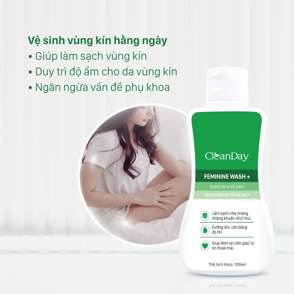 Công dụng dung dịch vệ sinh phụ nữ CleanDay