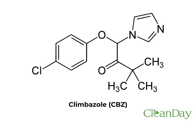 Cấu trúc hóa học của climbazole