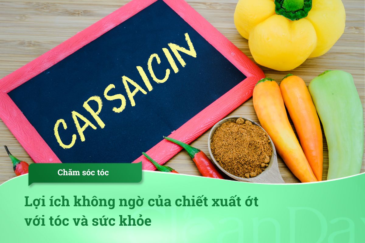 Lợi ích không ngờ của chiết xuất ớt với tóc và sức khỏe