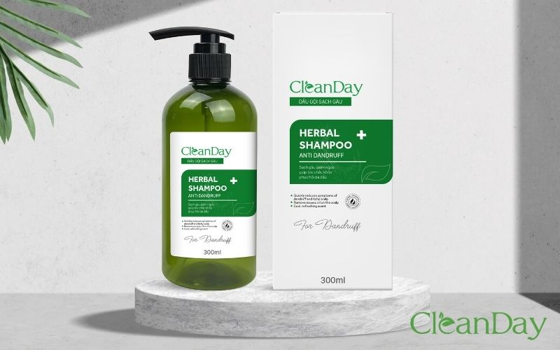 Dầu gội CleanDay chiết xuất ngải cứu đỏ 